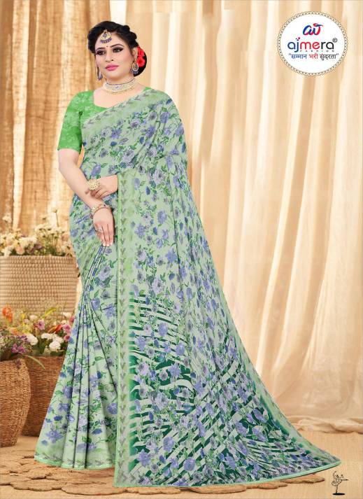 Best Floral Printed Saree Collection – Ultimate Elegance in Bloom  in Surat