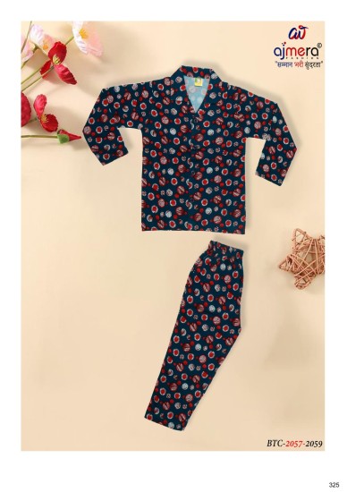 Boys Sleepwear & Loungewear Sets - Wholesale Collection at Factory Rates Manufacturers, Suppliers, Exporters in Maheshwar