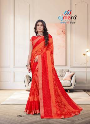 Brasso Elegance Saree with Artistic Patterns AFPL (14921) Manufacturers, Suppliers in Surat