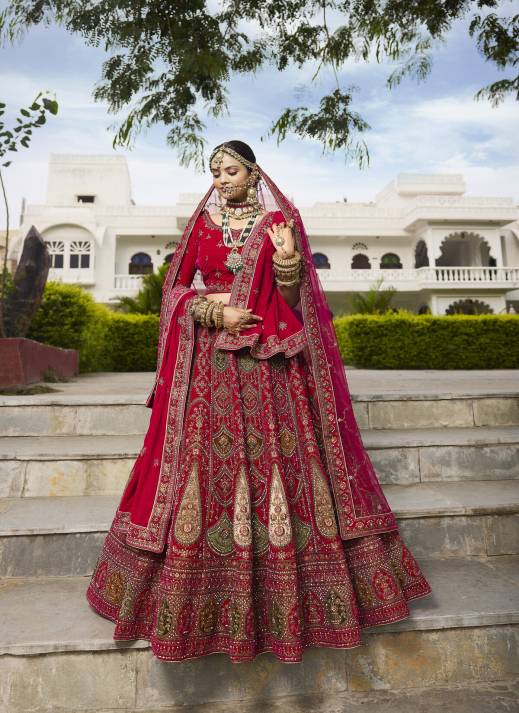 Bridal Lehenga New Collection in Cheapest Range – Dream Wedding Attire at Affordable Prices by Ajmera Fashion  in Surat