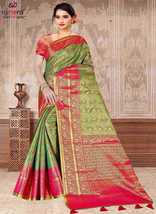 Budget-Friendly Brocade Saree – Elegant Tradition at an Affordable Price  in Surat