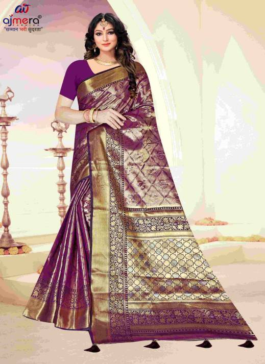 Budget-Friendly Brocade Silk Saree – Affordable Luxury with Timeless Appeal  in Surat