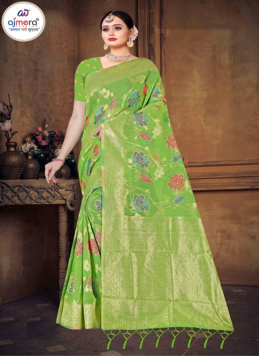 Budget-Friendly Butta Cotton Saree – Affordable Elegance with Traditional Flair  in Surat