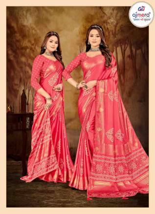 Chanderi Bandhani Saree – Traditional Elegance with a Regal Touch Manufacturers, Suppliers, Exporters in France