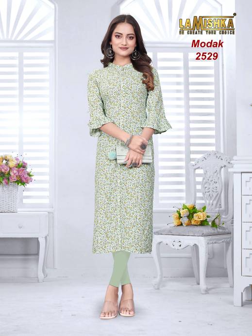 Cheapest Range Printed Kurtis Wholesale – Ajmera Fashion  in Surat