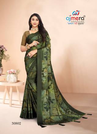 Chiffon Satin Saree with Luxurious Elegance AFPL(30802) Manufacturers, Suppliers, Exporters in Indonesia