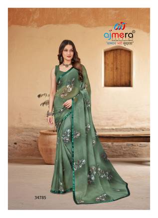 Classic Chiffon Saree with Elegant Flow AFPL(34743) Manufacturers, Suppliers, Exporters in Okha