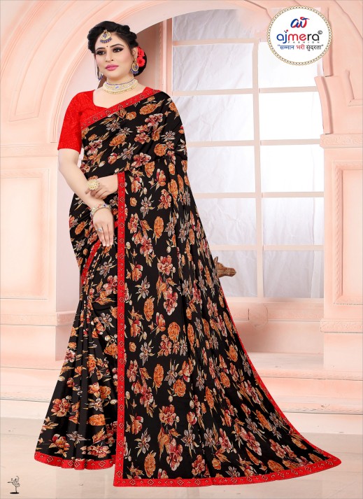 Classic Synthetic Printed Saree – Timeless Style with Effortless Comfort  in Surat