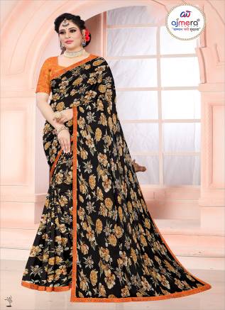 Classic Synthetic Printed Saree – Timeless Style with Effortless Comfort Manufacturers, Suppliers, Exporters in France