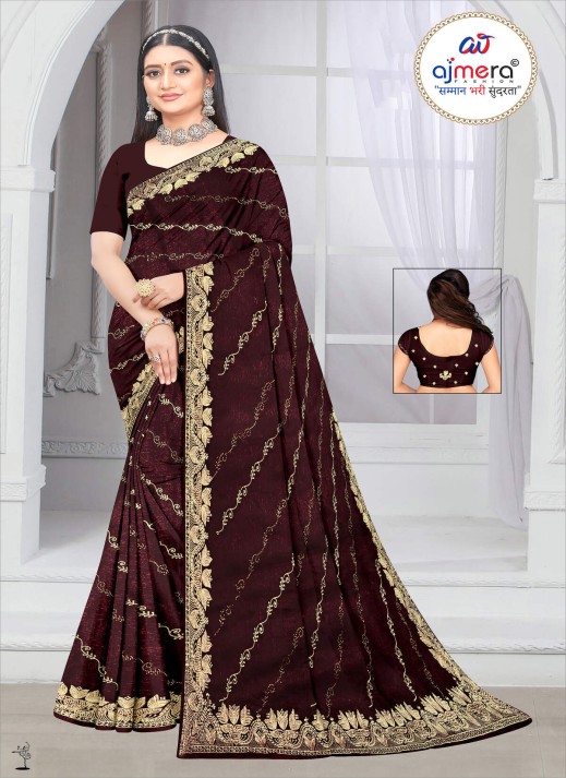 Classic Zari Border Sarees – A Timeless Masterpiece of Elegance  in Surat