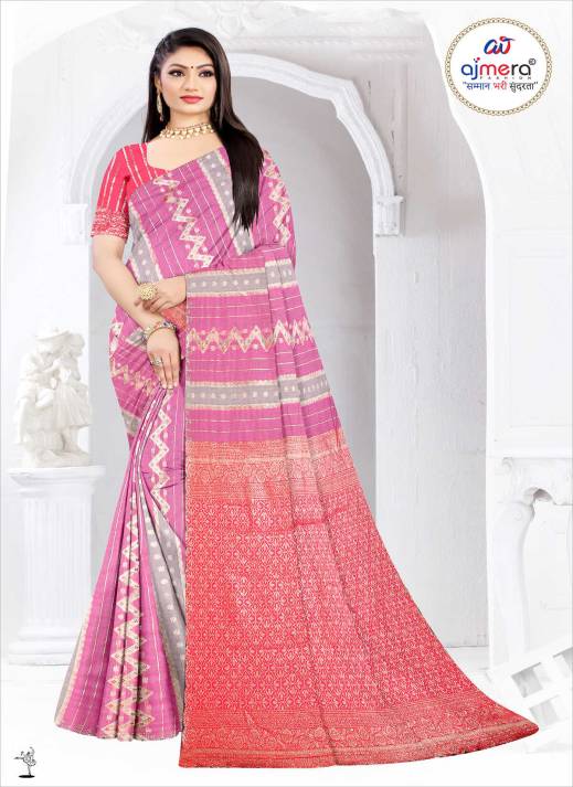 Cotton Chiffon Saree – The Perfect Blend of Comfort and Elegance  in Surat