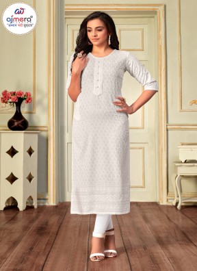 Cotton Surat Kurtis Catalog Wholesaler & Exporter in Surat – Ajmera Fashion Limited  Manufacturers, Suppliers in Surat