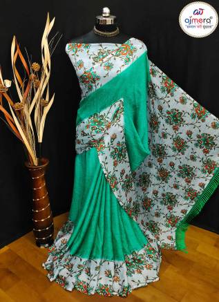 Crepe Silk Saree – Latest Collection at Wholesale Prices by Ajmera Fashion Manufacturers, Suppliers, Exporters in Kota