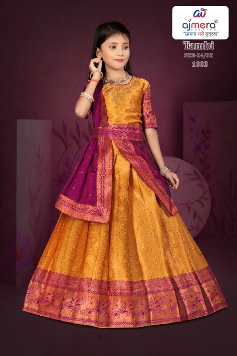 Designer Kids Lehenga Choli in Trendy Styles – Ajmera Fashion  in Surat