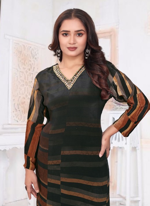 Digital Printed Georgette Kurti with Contemporary Flair  in Surat