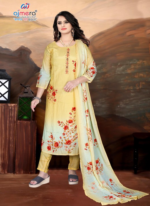 Digital Printed Silk Kurti with Elegant Detailing  in Surat