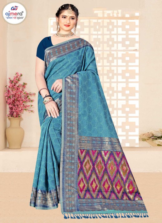 Dream Bahar Cotton Saree – A Floral Symphony in Comfort  in Surat