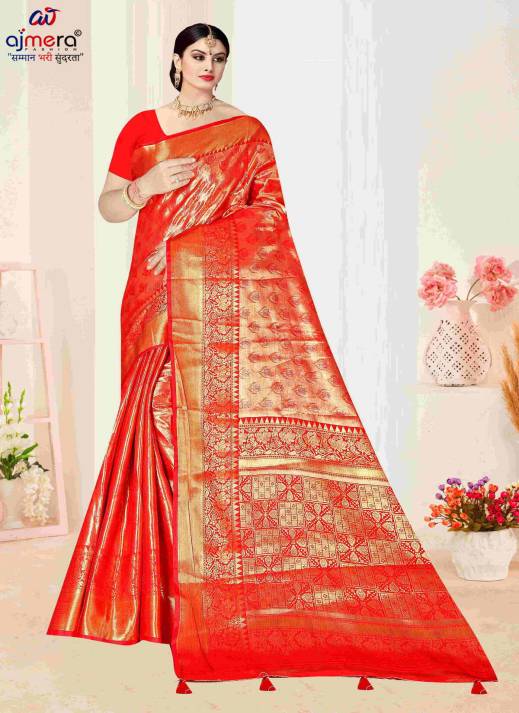 Elegant Brocade Saree – Classic Beauty in Rich Weave  in Surat