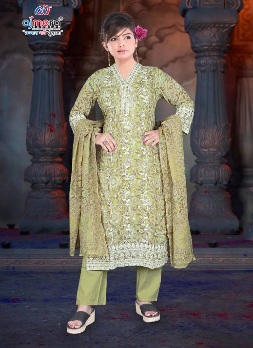 Elegant Fancy Neck Design Kurti with Exquisite Detailing  in Surat