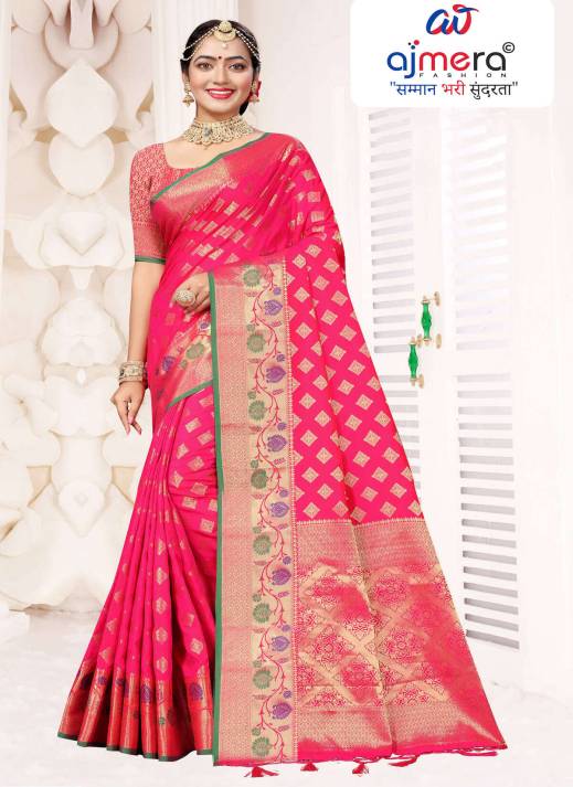 Elegant Fancy Silk Saree – Refined Beauty with a Touch of Glamour  in Surat