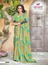 Elegant Georgette Chiffon Saree with Intricate Embroidery