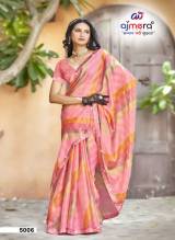 Elegant Georgette Chiffon Saree with Intricate Embroidery