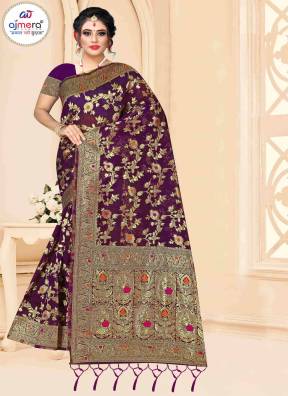 Elegant Zari Work Saree – Timeless Luxury and Sophisticated Craftsmanship Manufacturers, Suppliers in Surat