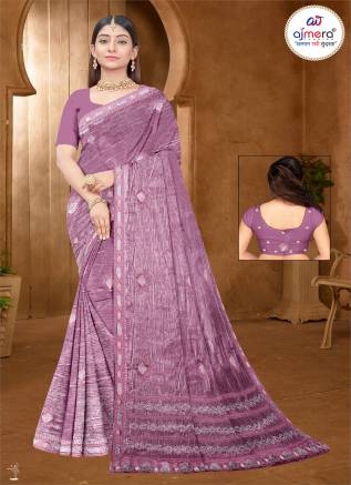 Exquisite Heavy Work Jimmy Choo-Inspired Saree – Luxe Elegance for Grand Occasions Manufacturers, Suppliers, Exporters in Surat