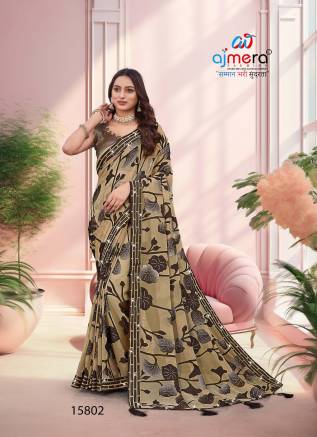 Famous Brasso Saree Wholesale – Exquisite Elegance at Unbeatable Prices Manufacturers, Suppliers, Exporters in Alwar