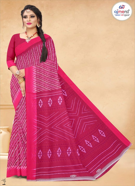 Famous Printed Chiffon Saree – Effortless Glamour in Every Drape  in Surat