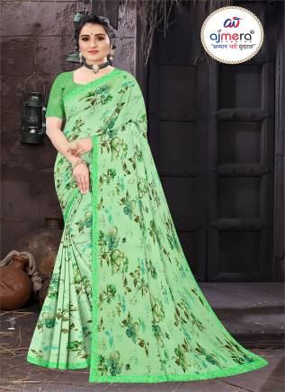 Famous Printed Georgette Saree – Iconic Style with Timeless Appeal Manufacturers, Suppliers, Exporters in Pusa