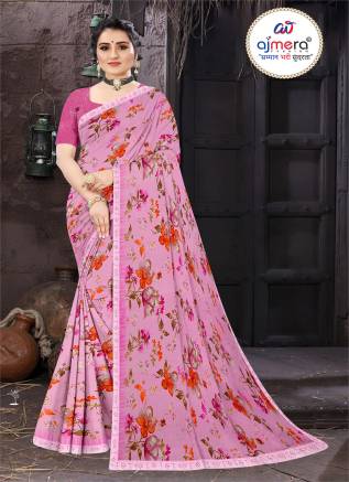 Famous Printed Georgette Saree – Iconic Style with Timeless Appeal Manufacturers, Suppliers, Exporters in United States