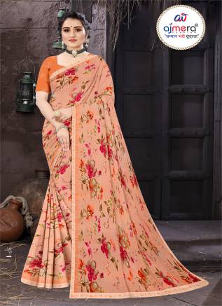 Famous Printed Georgette Saree – Iconic Style with Timeless Appeal Manufacturers, Suppliers, Exporters in Kenya