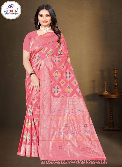 Fancy Cotton Saree – Chic Comfort with a Touch of Glamour  in Surat