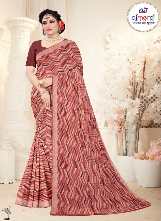 Fancy Printed Sarees – Luxurious Prints for Glamorous Occasions  in Surat