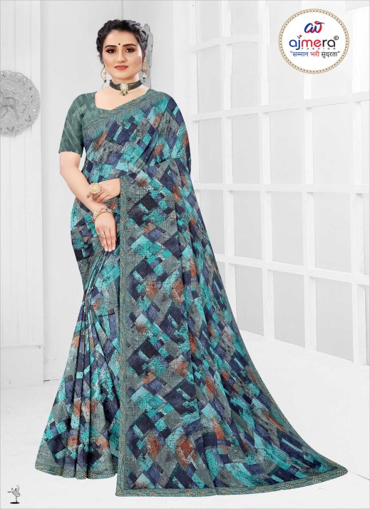 First-Class Synthetic Printed Saree – Premium Prints with Luxurious Comfort  in Surat