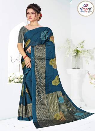 Gicha Silk Saree – Best Wholesale Price by Ajmera Fashion Manufacturers, Suppliers, Exporters in Una