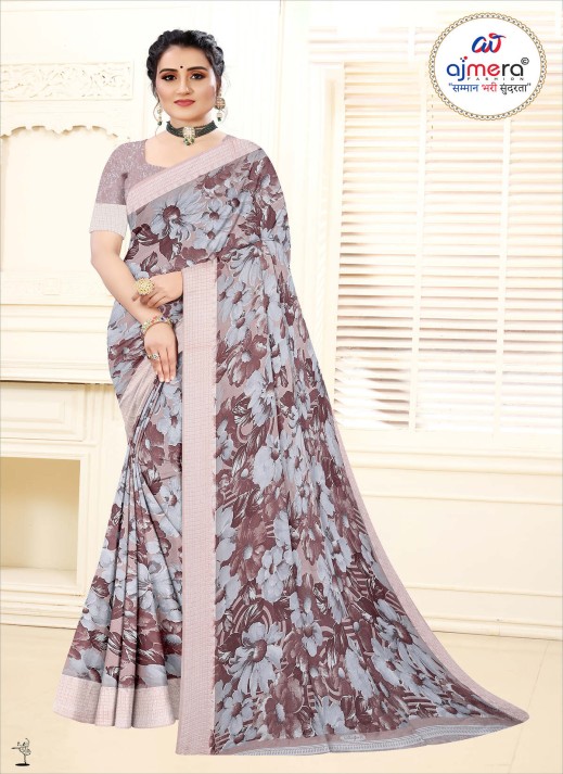 Gorgeous Digital Printed Sarees – A Stunning Fusion of Art and Elegance  in Surat