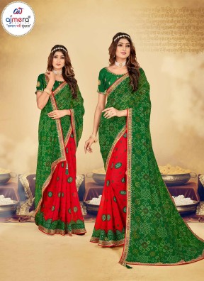 Half-Half Saree New Collection 2024 – A Fusion of Elegance by Ajmera Fashion Limited  Manufacturers, Suppliers in Surat