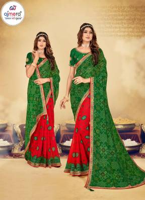 Half-Half Saree New Collection 2024 – A Fusion of Elegance by Ajmera Fashion Manufacturers, Suppliers in Surat