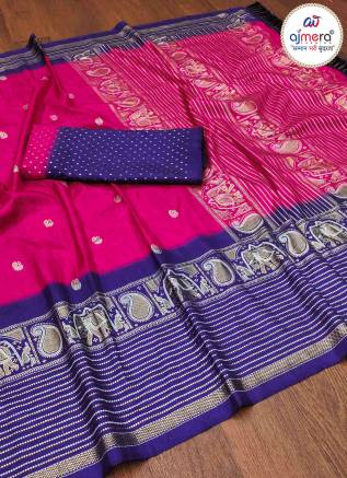 Handloom Cotton Silk Saree – Best Collection 2024 by Ajmera Fashion Manufacturers, Suppliers, Exporters in France