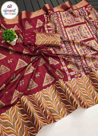 Handloom Sarees – Best Collection for Wholesale Bulk Purchase by Ajmera Fashion Manufacturers, Suppliers, Exporters in Gujarat