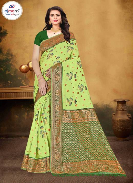 Harvest Fest Threads Cotton Saree – Celebrate the Season with Vibrant Elegance  in Surat