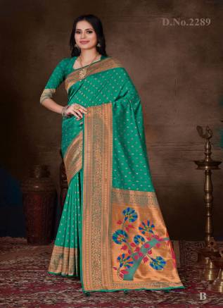 High-Quality Jacquard Sarees at Wholesale Prices – Ajmera Fashion Manufacturers, Suppliers, Exporters in Una