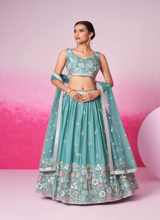 Indo-Western Latest Collection Lehenga – A Fusion of Tradition and Modern Glamour  in Surat