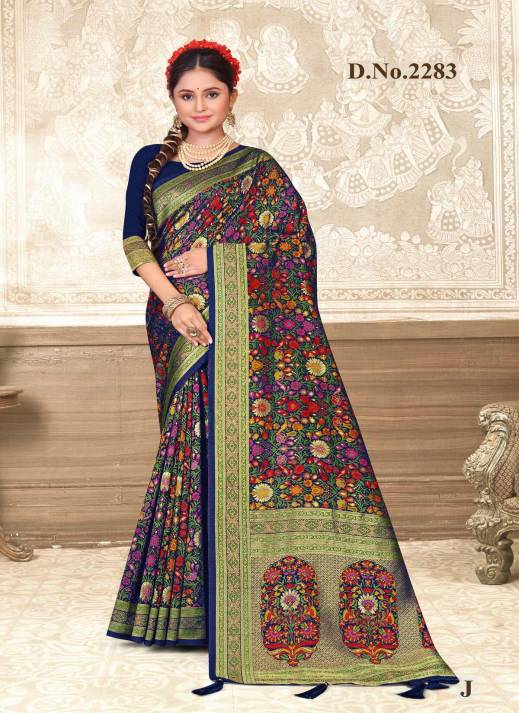 Kashmiri Saree Wholesalers & Wholesale Dealers in Surat – Ajmera Fashion  in Surat