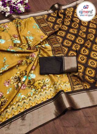 Khadi Silk Saree – Wholesale Range in Textile Market Manufacturers, Suppliers, Exporters in Una