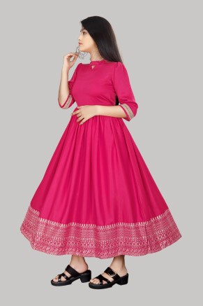 Kids Anarkali Suits – Best Collection in Cheapest Range by Ajmera Fashion Manufacturers, Suppliers, Exporters in Rajkot