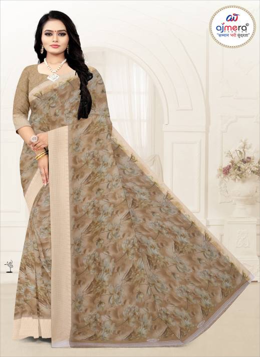 Latest Floral Print Saree – Embrace Timeless Elegance with a Modern Twist  in Surat