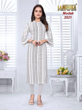 Latest Rayon Kurtis Designs in Wholesale – Ajmera Fashion Manufacturers, Suppliers in Surat